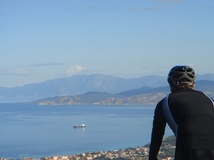Corsica cyclist